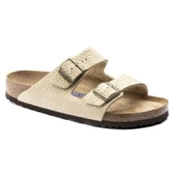 Birkenstock Arizona Nubuck Leather Desert Buck Almond